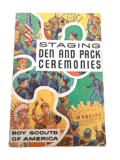 Libro de tapa blanda vintage 1971 guarida de puesta en escena y paquete de ceremonias