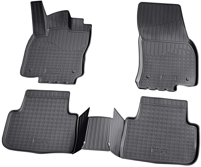 3D Rubber Floor Mats For VW Caddy III + IV | From 2003> | With Two Sl