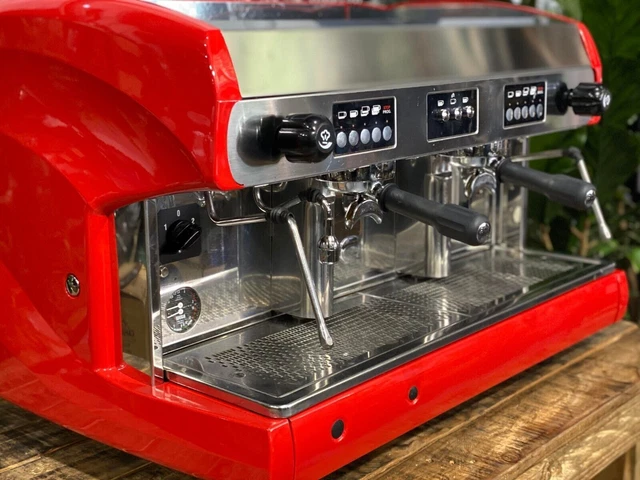 Macchina Da Caffè Espresso Wega Polaris 2 Gruppi Tazza Alta Rossa 11