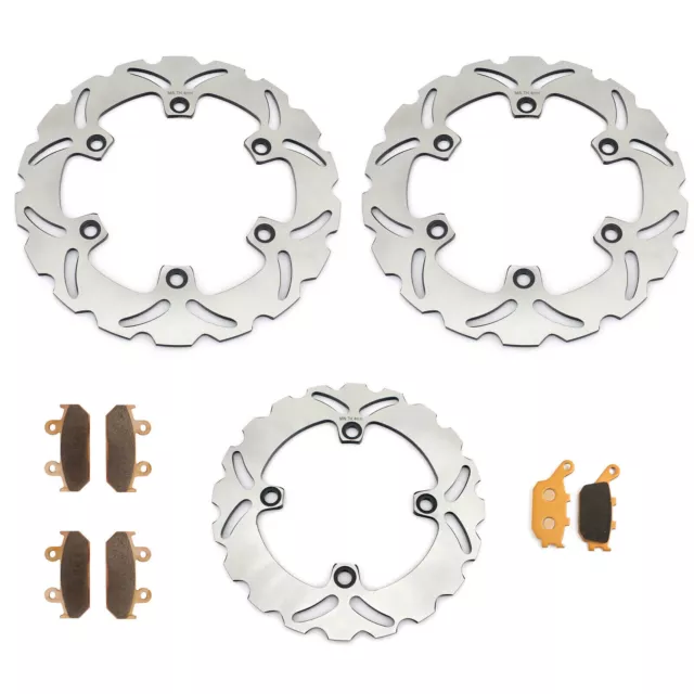 For Honda CBR600F CBR 600 F F2 1991-1994 Full Front Rear Brake Discs Rotors Pads