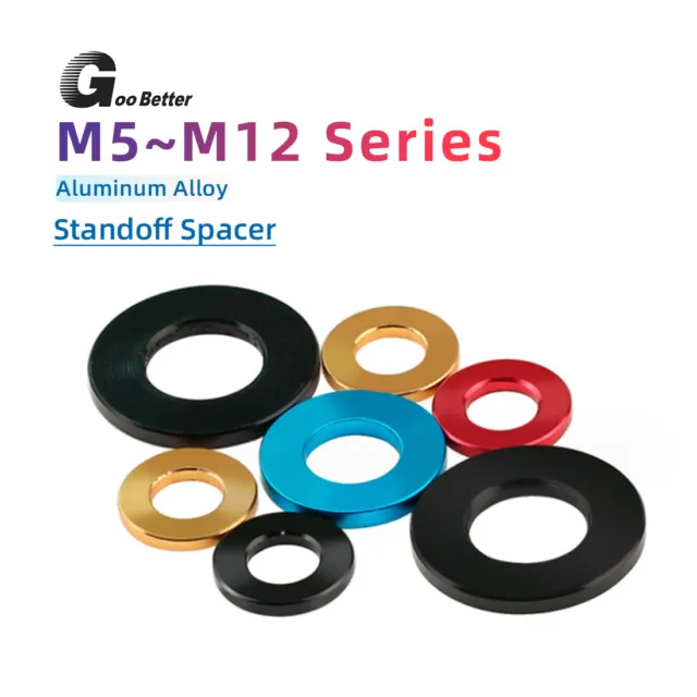 M5 M6 M7 M8 M10 Titanium Flat Washer Anodized Color DIN 125A