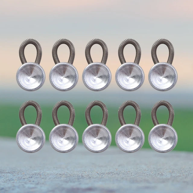 15 PC Adjustable Extended Buckle DIY Button Extender Shirt Extenders Alloy 2