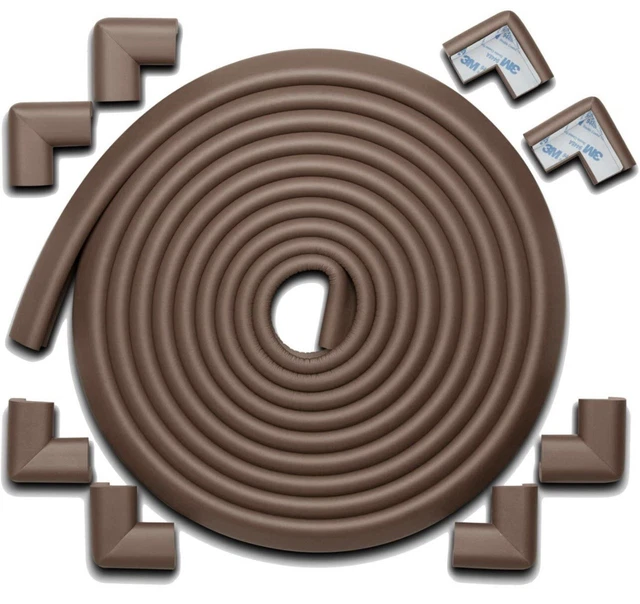 ROVING COVE BROWN Safe Edge Furniture & Corner Cushions Jumbo Pack