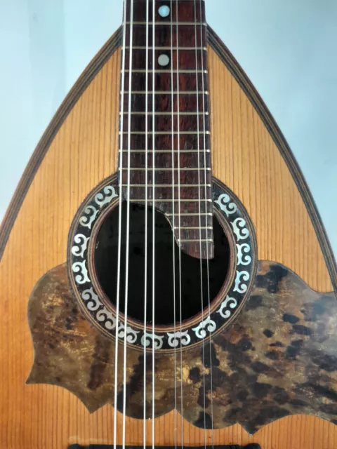 Antico mandolino Pasquale Soriani Napoli originale
