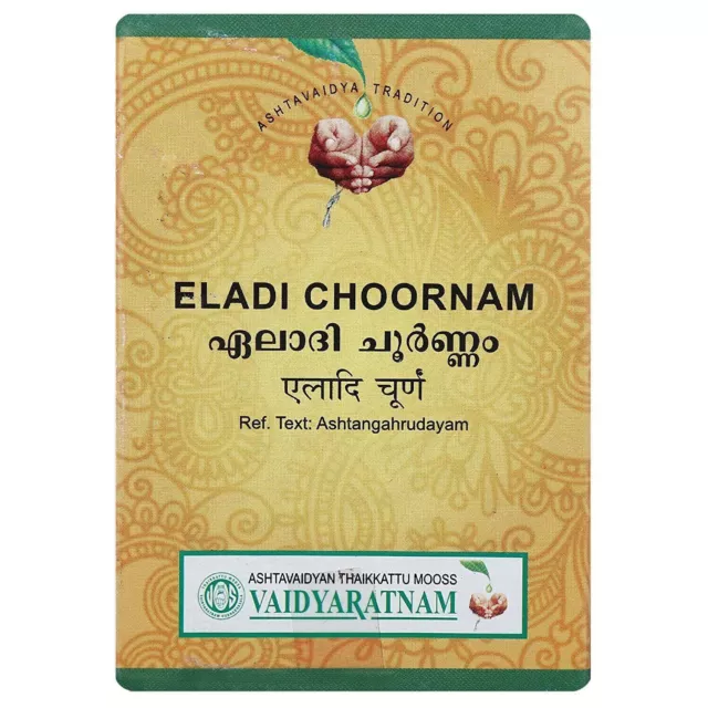 Uk Stock Vaidyaratnam Eladi Choornam / Powder 100gm, Fast shipping