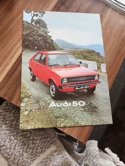 Werbeprospekt/ Audi 50/Ausgabe 1/1977- Original