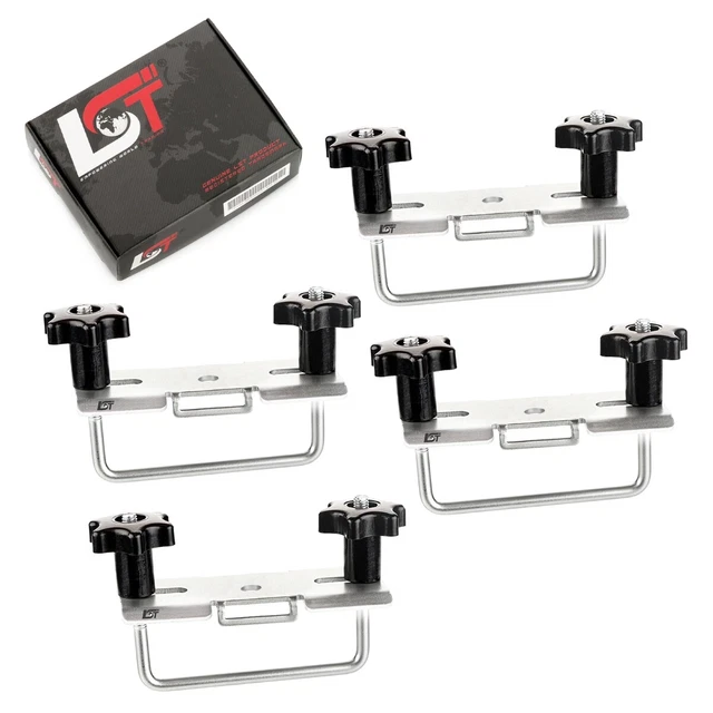 Colliers De Serrage OTOTEC Pour Coffre De Toit - Métal/plastique, Largeur 62mm, Fixation Sécurisée Pour Galerie