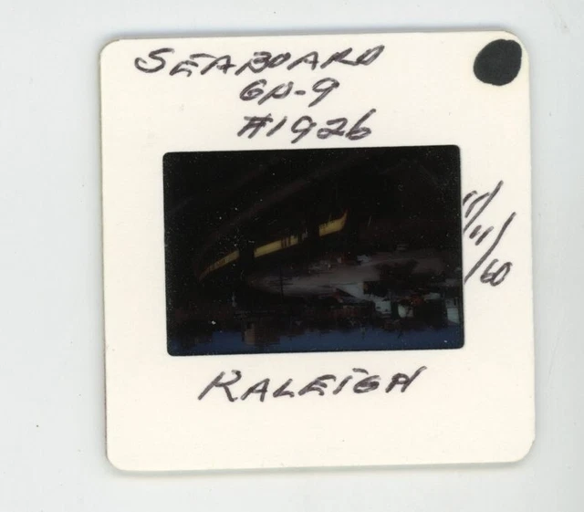 Duplicate Train Slide Seaboard GP-9 #1926 11/1960 Raleigh N. Carolina 2