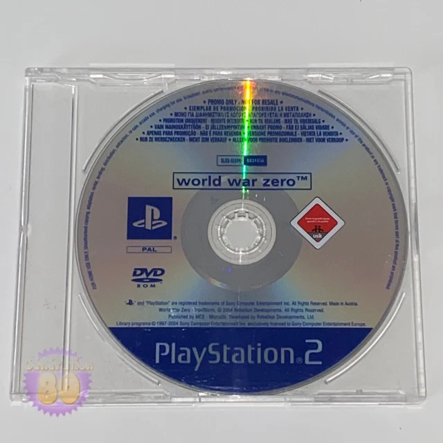 Jeu PS2 World War Zero - Ironstorm - PROMO DISC - Version FR - Très Bon état