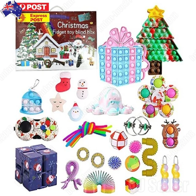 ADVENT CALENDAR 24 Days Christmas Sensory Countdown Calendars Toys Set