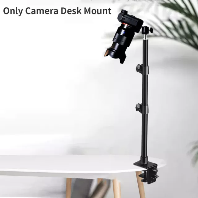 Desk Mount Live Streaming ABS Monopod Adjustable Height Clamp Camera Stand