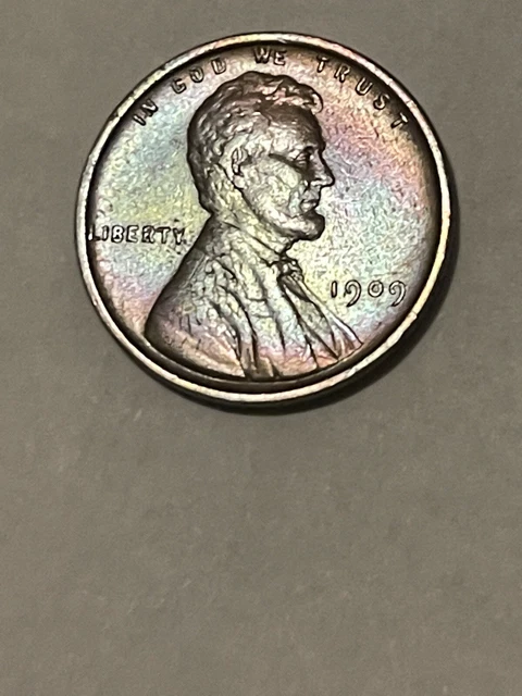 1909 VDB Lincoln Cent Wheat Penny, Gem Au/Unc** Toned +