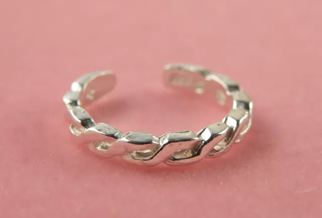 Sterling Silver Adjustable ring or Toe Ring