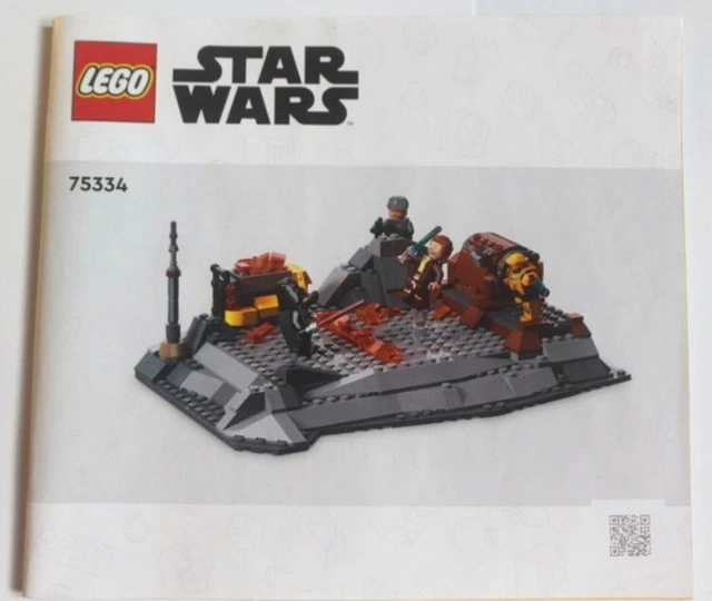 LEGO 75334 OBI-WAN Kenobi Vs Darth Vader Star Wars Instructions Seulement Neuf (S4) EUR 4,04 
