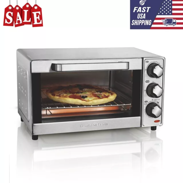 Hamilton Beach Countertop Toaster Oven & Pizza Maker Stainless Steel (31401)