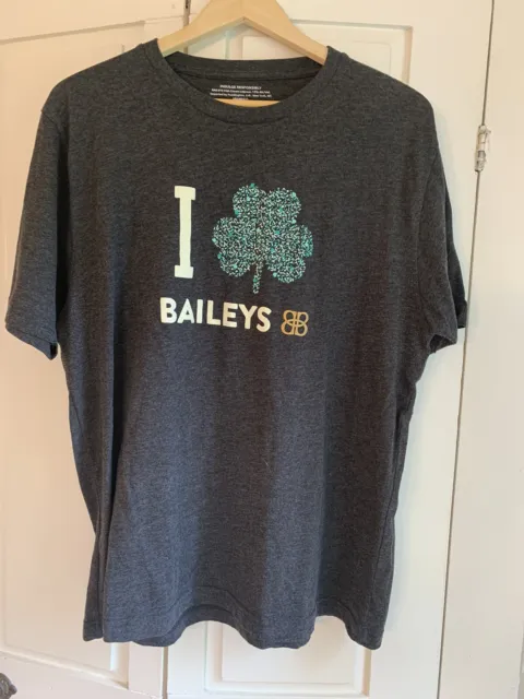 Bailey’s Irish Cream T-Shirt XL St. Patrick's Day Promo Whiskey Ireland Spirits