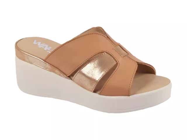 MELLUSO CIABATTE SABOT Donna Estate 019218 Con Zeppa Cuoio EUR 70 00 PicClick IT