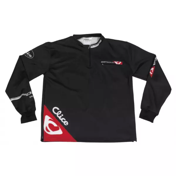 Clice Adults Fora Motor Bike Motorcycle Trials Enduro Top Jersey - Black