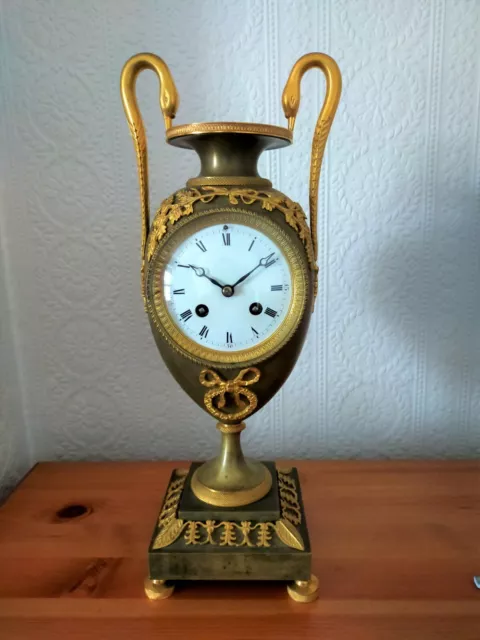 S. Marti (1889) Maple & Co, Paris French Vase Empire Clock