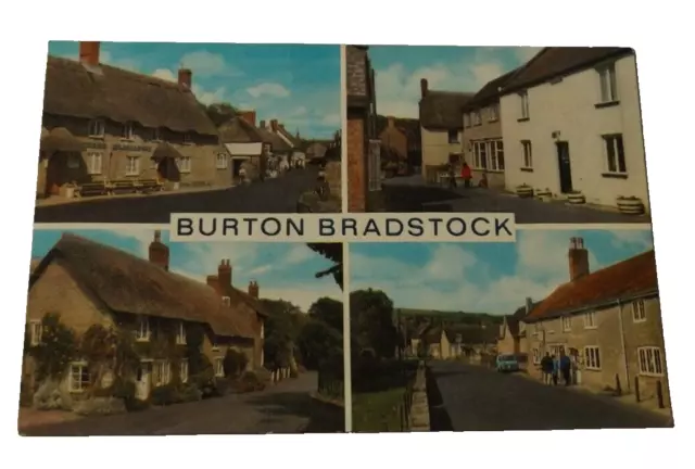 Burton Bradstock, Vintage Colour Postcard. Dorset