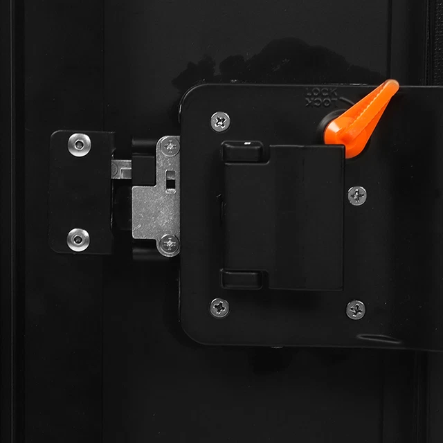 Kit Cerniere A Frizione Per Porta Ingresso Camper/Roulotte - Acciaio Legato, Sostituzione Lippert (2 Cerniere + 30 Viti) - 2