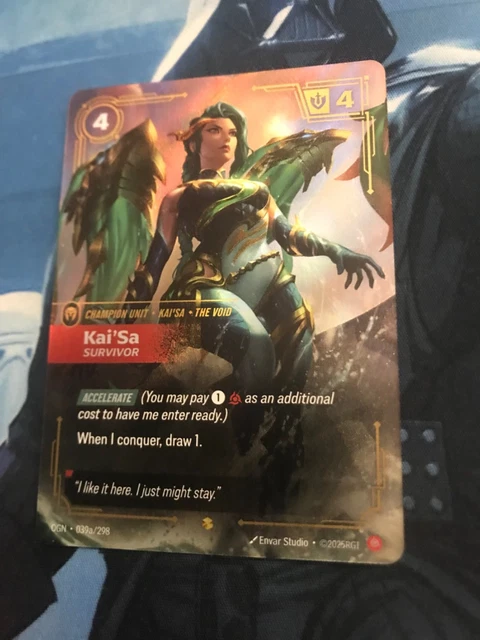 RIFTBOUND LEAGUE OF Legends Kai'sa Survivor Epic Alt Art OGN 039a/298 £ ...