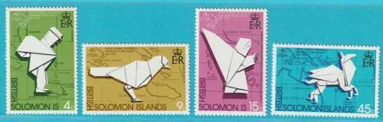 Salomoninseln aus 1974 ** postfrisch MiNr. 259-262 100 Jahre UPU