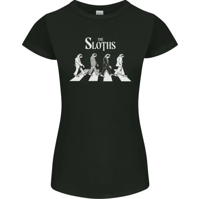 The Sloths Funny Music Parody Womens Petite Cut T-Shirt