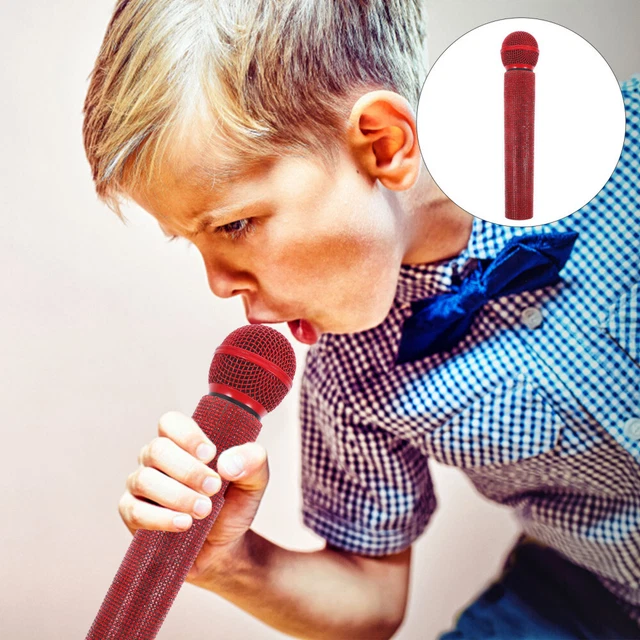 Microphone Factice Pour Cosplay Et Entraînement – Réaliste, Léger, En Plastique – Accessoire Fête Et Animation