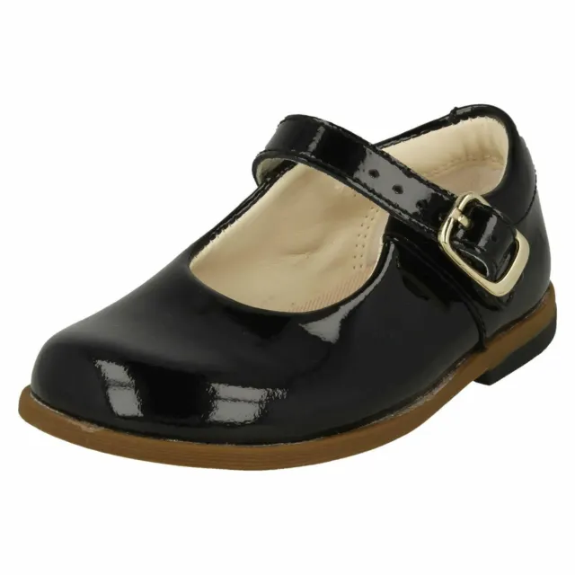 Girls Clarks Drew Sky Infant Buckle Mary Jane Formal Toddler School Shoes Size