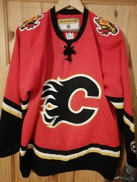 Men's Vintage Dean McAmmond NHL #37 Calgary Flames CCM Jersey - Size M