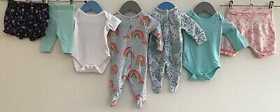 Baby Girls Bundle Of Clothing Age 0-3 Months Gap Mothercare Baker Next