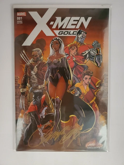 X-MEN GOLD #1 (NM) J. SCOTT CAMPBELL EXCLUSIVE VARIANT; SIGNED w/COA