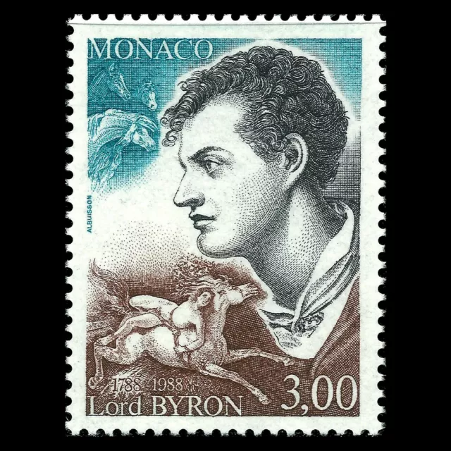 Monaco 1988 - 300th Anniversary of the Birth of Lord Byron - Sc 1649 MNH