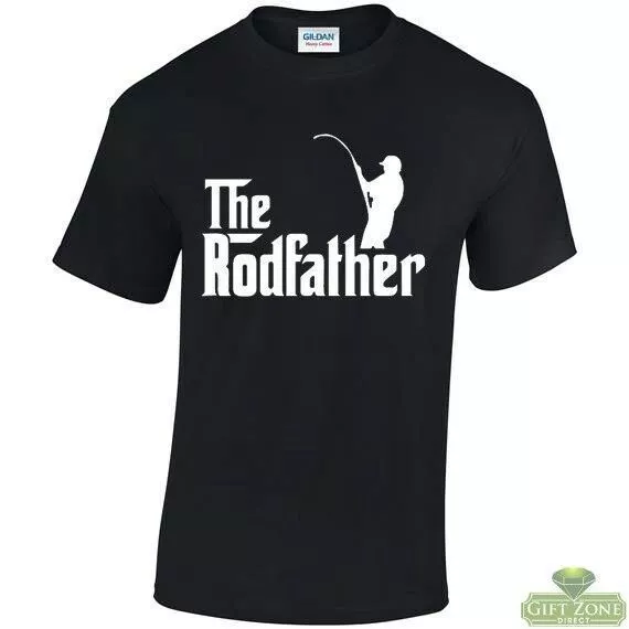 The Rodfather Funny Fishing T-Shirt Fisherman Gift