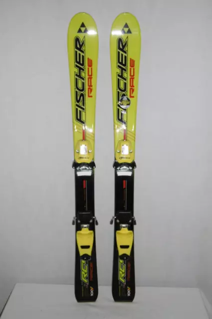 Fischer " Rc 4 Race " Top Junior Ski Allround Carver 100 Cm + Bindung Neu