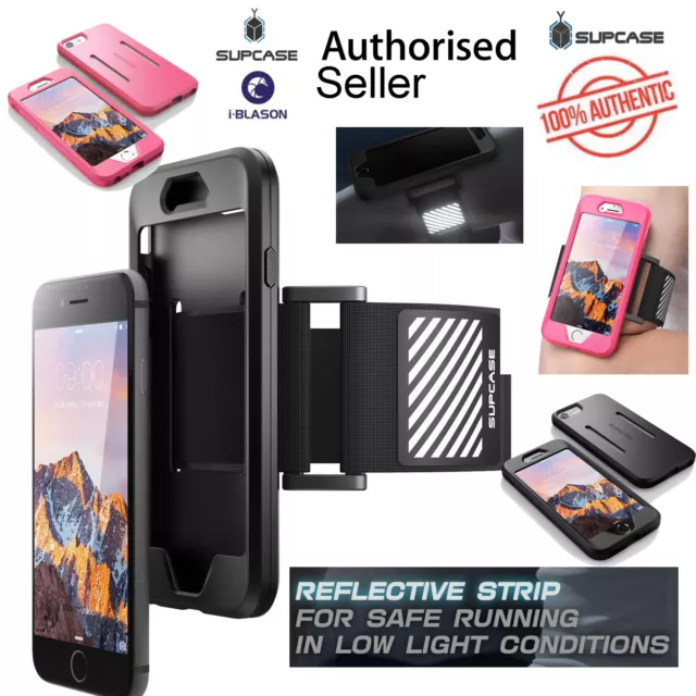 iPhone 8 Armband, SUPCASE Running Reflective Strip Armband Case For iPhone 7/ 8