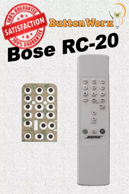 Bose Rc-5 Button Repair Kit Lifestyle System Remote Control Rc5 for sale  online