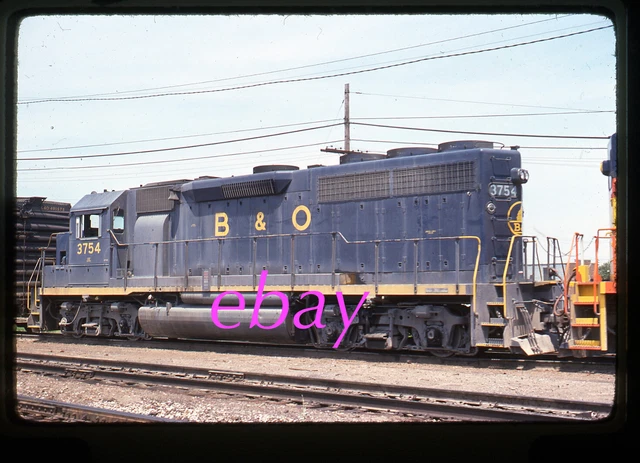 Orig Slide Chesapeake & Ohio C&O #3754 GP40 1976