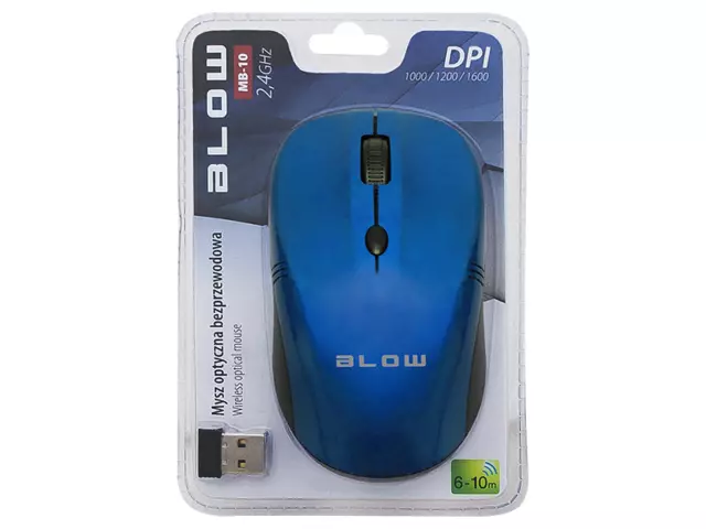 Neuf 10m 2.4G Souris + Récepteur USB Optique sans Fil pour PC Ordinateur #1193