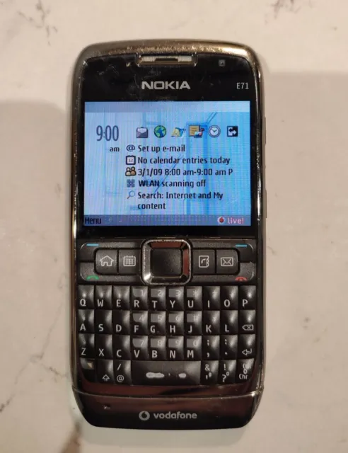 Nokia E71 - Steel Grey (Vodafone) Mobile Phone