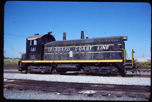 Original Rail Slide - SCL Seaboard Coast Line 141 Charleston SC 10-17-1978