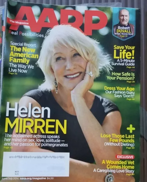 HELEN MIRREN AARP Magazine June July 2014 £3.19 - PicClick UK