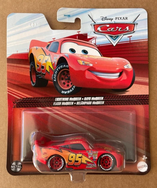 DISNEY PIXAR CARS 1 Lightning McQueen 2024 Diecast NEW Clear Red Card