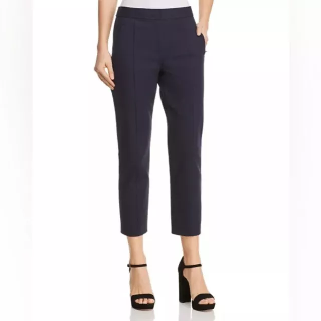 Tory Burch Vanner Cropped Pants Navy Blue Women’s size 0