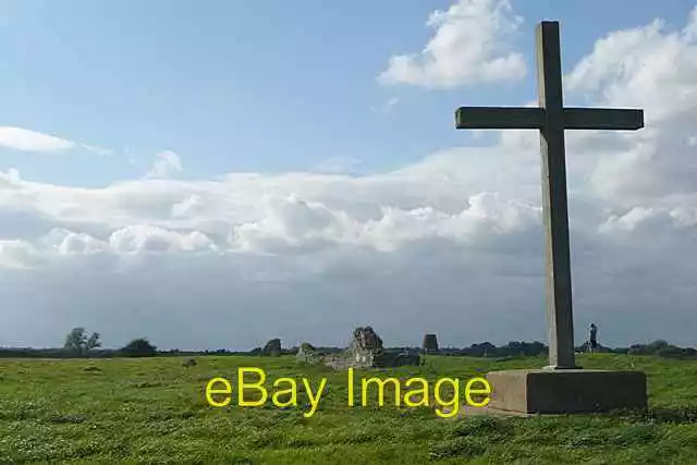 Photo 6x4 St. Benet's Abbey site of high altar Thurne This cross marks th c2008