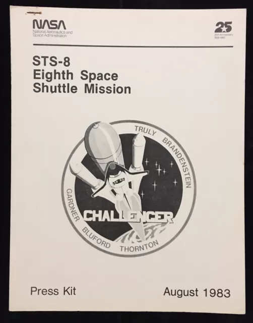 Sts- 8 Space Shuttle Mission Nasa Released / Original 1983 Press Kit