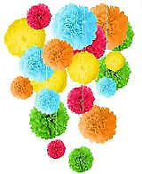 Tissue Paper Pompoms  Fluffy Flower Wedding Party Hanging Decor By Unique Brand