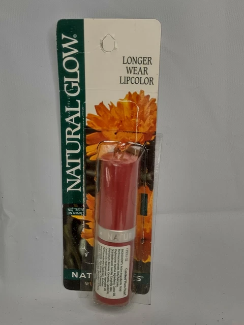 Naturistics Natural Glow, Long Wear Lip Color 0.07 1999 NOS Candied Plum Pearl