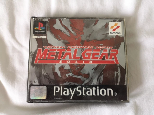 Metal Gear Solid PS1 PSX (FR) PAL Complet testé et authentique FR